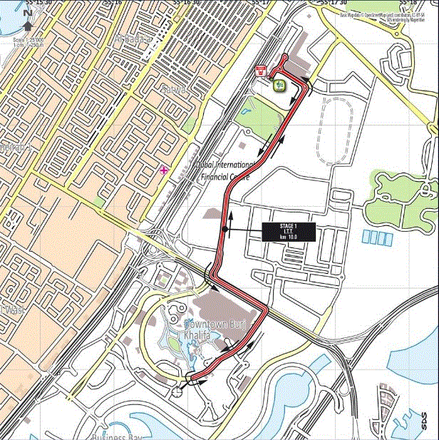 Dubai-Tour-Stage-1-ITT-map