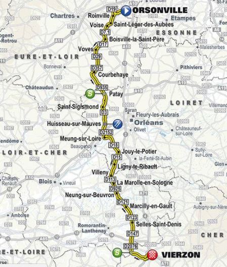 Paris Nice 2018 St2 Map