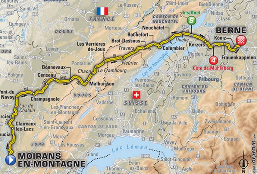 TDF2016 stage16 map