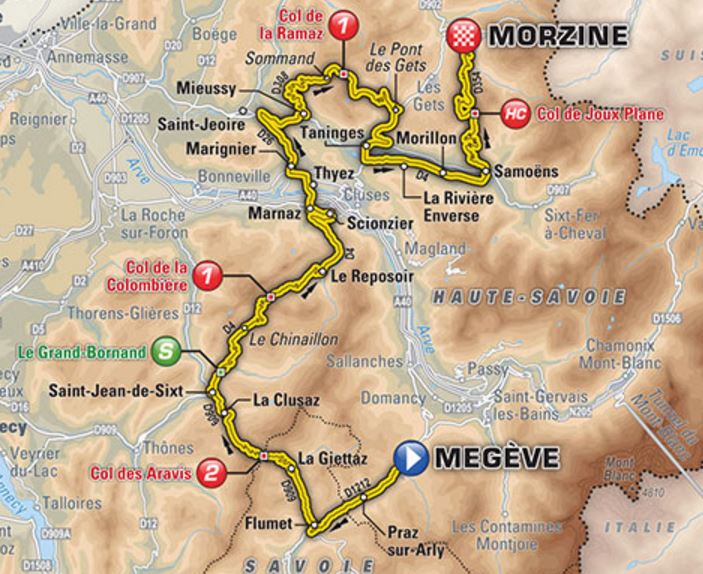 TDF2016 stage20 map