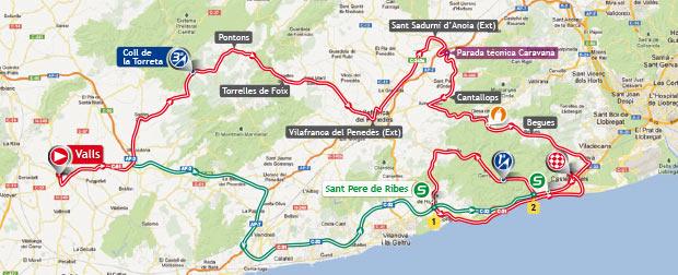 vuelta stage 13 map